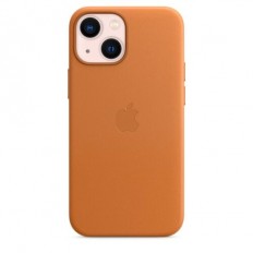 Leather Case with Animation & MagSafe for iPhone 13 Golden Brown
