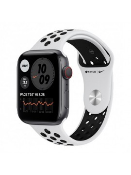 Apple Watch Nike SE GPS + Cellular 44mm Space Gray Aluminum w. Pure Platinum/Black Nike Sport B. (MYYP2)