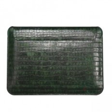 WiWU Skin Croco Geniunie Leather Sleeve MacBook 162 Dark Green