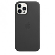 Leather Case with MagSafe iPhone 12 Pro Max Black