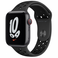Apple Watch Nike SE GPS + Cellular 44mm Space Gray Aluminum Case w. Anthracite/Black Nike Sport B. (MG063)