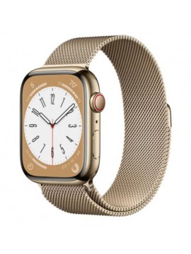 Apple Watch Series 8 GPS + Cellular 41mm Gold S. Steel Case w. Milanese Loop Gold (MNJE3/MNJF3)