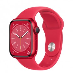 Apple Watch Series 8 GPS 45mm PRODUCT RED Aluminum Case w. PRODUCT RED S. Band (MNP43)