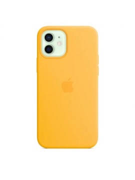 Silicone Case with Animation & MagSafe iPhone 12 / 12 Pro Pink Sunflower