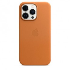 Leather Case with Animation & MagSafe for iPhone 13 Pro Golden Brown
