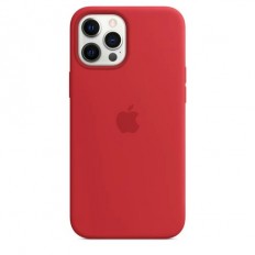 Silicone Case with Animation & MagSafe iPhone 12 Pro Max (Product) Red