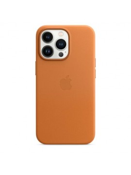 Leather Case with Animation & MagSafe for iPhone 13 Pro Max Golden Brown