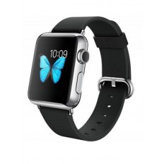 Apple Watch 38mm Stailnless Steel Case with Black Classic Buckle (MJ312)