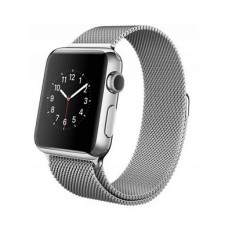 Apple Watch 38mm Stailnless Steel Case with Milanese Loop (MJ322)