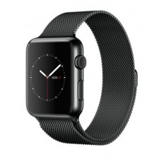 Apple Watch 42mm Space Black Stainless Steel Case with Space Black Milanese Loop (MMG22)