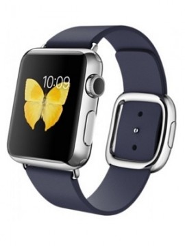 Apple Watch 38mm Stainless Steel Midnight Blue Modern Buckle (MJ352)