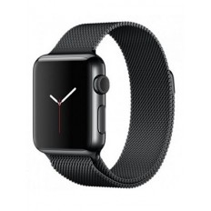 Apple Watch 38mm Space Black Stainless Steel Case Space Black Milanese Loop (MMFK2)