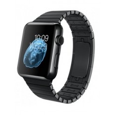 Apple Watch 38mm Space Black Case with Space Black Stainless Steel Link Bracelet (MJ3F2)