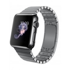 Apple Watch 38mm Space Black Case with Space Black Stainless Steel Link Bracelet (MJ3F2)