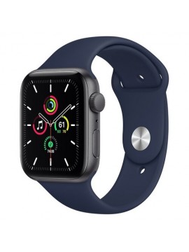 Apple Watch SE GPS 44mm Space Gray Aluminum Case w. Deep Navy Sport B. (MYE32)