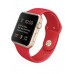 Apple Watch Sport 42mm Gold Aluminum Case with Red Sport Band (MMEE2)