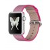 Apple Watch Sport 38mm Silver Aluminum Case with Pink Woven Nylon (MMF32)