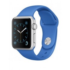Apple Watch Sport 38mm Silver Aluminum Case with Royal Blue Sport Band (MMF22)