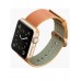 Apple Watch Sport 38mm Gold Aluminum Case with Gold/Red Woven Nylon (MMF52)