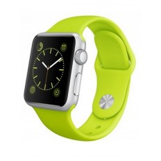 Apple Watch Sport 38mm Silver Aluminum Case with Green Sport Band (MJ2U2) - Новый распечатанный