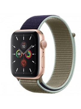 Apple Watch Series 5 40mm Gold Aluminium w. Khaki Sport L. (MWRY2)