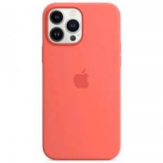 Silicone Case with Animation & MagSafe iPhone 13 Pro Pink Pomelo