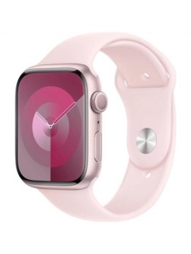 Apple Watch Series 9 GPS 41mm Pink Aluminum Case with Light Pink Sport Band - M/L (MR943)