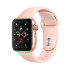 Apple Watch Series 5 LTE 40mm Gold Aluminum w. Pink Sand b.- Gold Aluminum (MWWP2)