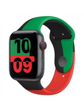 Apple Watch Series 6 GPS + Cellular 40mm Black Unity Aluminum Case with Sport Band (MJ6Q3)