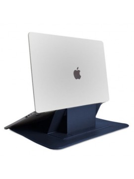 WiWU Skin Pro Slim Stand Sleeve Leather MacBook 16 Navy Blue