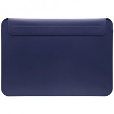 WiWU Genuine Leather Laptop Sleeve MacBook 142 Navy Blue