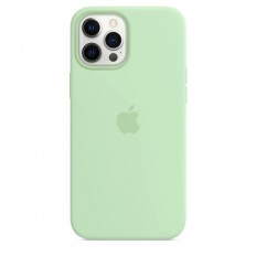 Silicone Case with Animation & MagSafe iPhone 12 Pro Max Pistachio