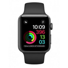 Apple Watch Series 2 38mm Space Gray Aluminum Case with Black Sport Band (MP0D2)