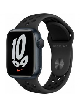 Apple Watch Nike Series 7 GPS 45mm Midnight Aluminum Case w. Anthracite/Black Nike Sport Band (MKNC3)