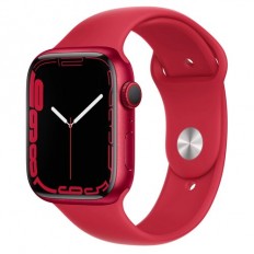 Apple Watch Series 7 GPS + Cellular 45mm (PRODUCT)RED A. Case w. (PRODUCT)RED S. Band (MKJC3 MKM83)