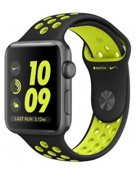 Apple Watch Nike+ 38mm Space Gray Aluminum Case with Black/Volt Nike Sport Band (MP082) - Новый распечатанный