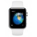 Apple Watch Series 2 42mm Stainless Steel Case with White Sport Band (MNPR2)