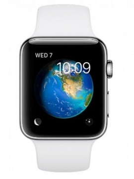 Apple Watch Series 2 42mm Stainless Steel Case with White Sport Band (MNPR2) - Новый распечатанный