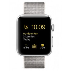 Apple Watch Series 2 38mm Silver Aluminum Case with Pearl Woven Nylon Band (MNNX2) - Новый распечатанный