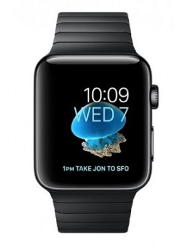 Apple Watch Series 2 42mm Space Black Stainless Steel Case with Space Black Link Bracelet Band (MNQ02)
