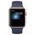 Apple Watch Series 2 42mm Rose Gold Aluminum Case with Midnight Blue Sport Band (MNPL2) - Новый распечатанный