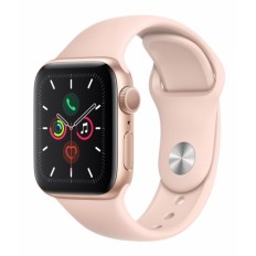 Apple Watch Series 5 GPS 44mm Gold Aluminum w. Pink Sand b.- Gold Aluminum (MWVE2)