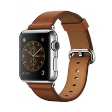 Apple Watch 38mm Stainless Steel with Saddle Brown Classic Buckle (MMF72) - Новый распечатанный