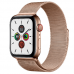 Apple Watch Series 5 LTE 40mm Gold Steel w. Gold Milanese Loop - Gold Steel (MWWV2)