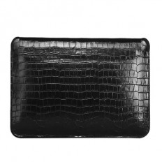 WiWU Skin Croco Geniunie Leather Sleeve MacBook 142 Black