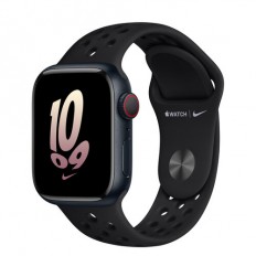 Apple Watch Nike Series 8 GPS 45mm Midnight Aluminum Case w. Black/Black Nike S. Band (MPH43)