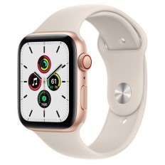 Apple Watch SE GPS + Cellular 40mm Gold Aluminum Case w. Starlight S. Band (MKQN3)