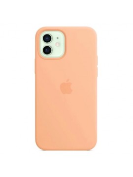 Silicone Case with Animation & MagSafe iPhone 12 / 12 Pro Cantaloupe