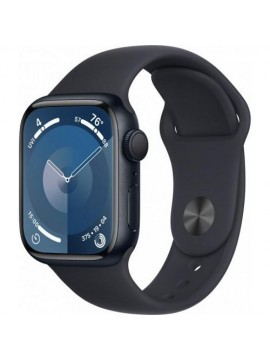 Apple Watch Series 9 GPS 41mm Midnight Aluminum Case w. Midnight Sport Band - M/L (MR8X3)
