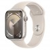 Apple Watch Series 9 GPS 41mm Starlight Aluminum Case w. Starlight Sport Band - M/L (MR8U3)